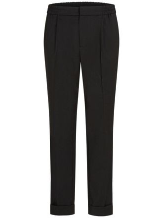 Karl Lagerfeld tailored wool-blend trousers - Black