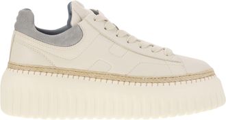Hogan H -strepen leren trainers