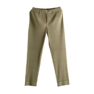 Issey Miyake Slim-fit Trousers - male - Issey Miyake - Slim-fit Trousers - Gray - S - Trousers