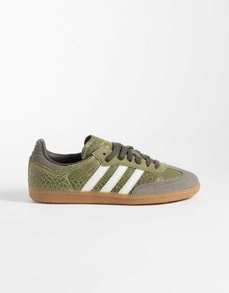 adidas Originals Samba OG - Sneakers color verde oliva