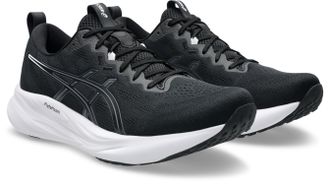 Asics Laufschuh ASICS GEL-PULSE 16, Herren, Gr. 46,5, schwarz (schwarz, schwarz), Textil, Schuhe Laufschuh