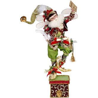 Mark Roberts Naughty or Nice Fairy Stocking Holder in Burgundy at Nordstrom