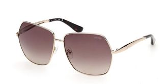 Guess GU00309 32F Womens Sunglasses Gold Size 60