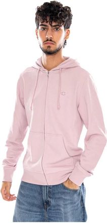 Champion Full Zip Hoodie Sweatshirt - Heren - Vesten met rits - Roze - S - Hoodies & sweatvesten