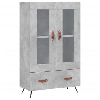 Berkfield Home Highboard Concrete Grey 69.5x31x115 cm Engineered Wood