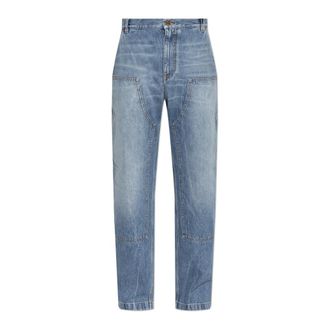 Versace Straight Jeans, male, Blue, Size: W29 Carpenter Jeans