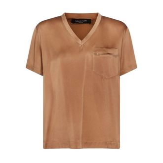 Fabiana Filippi Blouses, female, Brown, Size: XS Blouse