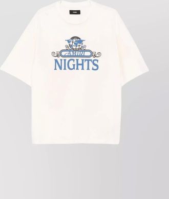 Amiri cotton oversized printed t-shirt