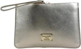 Braccialini Dolly Sachet - Dames - Clutches - Grijs - ONE Size - Leer - Tassen