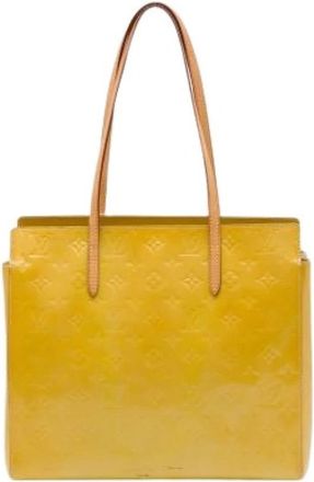 Louis Vuitton Pre-owned Catalina Tote - Dames - Vintage Shopper - Geel - ONE Size - Leer - Vintage