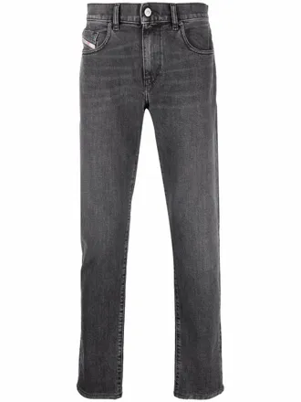 Diesel 2019 D-Strukt 09C47 slim-cut jeans - men - Cotton/Spandex/Elastane - 28/32 - Black