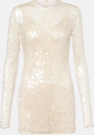 DAVID KOMA Sequined minidress