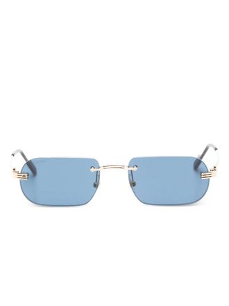 Cartier rectangle-frame sunglasses - Gold