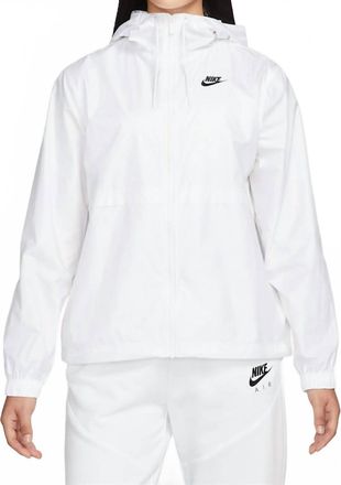 Nike Womens Sportswear Essential Repel Jacket In White