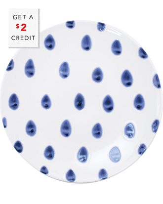 Vietri Viva By Vietri Santorini Dot Dinner Plate With $4 Credit