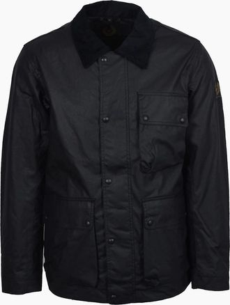 Belstaff Mens BELSTAFF INCLINE WAX JACKET NAVY - Size: 40