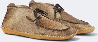 Christophe Lemaire Botas desert de pelo de becerro