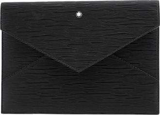Montblanc Meisterstuck Black Leather 4810 Envelope Pouch