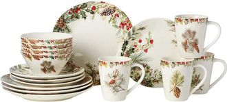 Certified International Woodland 16Pc Dinnerware Set