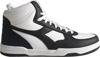 Diadora Synthetisch Leren Mid-Top Sneaker - Heren - Sneakers - Wit - 43 EU - Leer - Schoenen