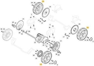 STIGA Sports Llanta Alu Arenado D210 Stiga Original Stiga - 381007806/0