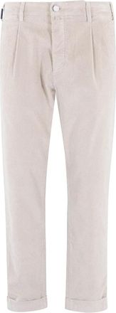 Jacob Cohen Pantalone Crop Single Pince - Heren - Chinos - Bruin - W33 - Broeken