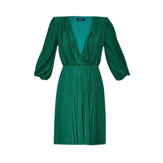 Liu Jo Groene Klassieke Jurk - Dames - Korte kleedjes - Groen - XS - Polyester - Kleedjes