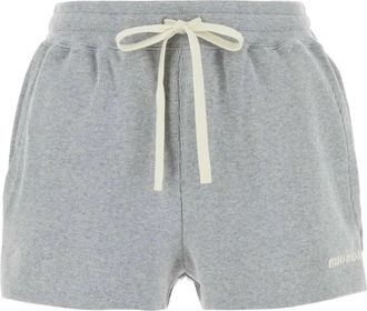 Miu Miu Shorts con coulisse - Grigio