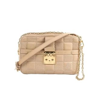 Louis Vuitton Pre-owned Cross Body Bags, female, Beige, Size: ONE SIZE Pre-owned Troca MM