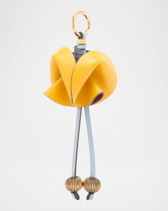 Etro Leather Flower Bag Charm