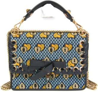 Fendi Pre-owned Shoulder Bags, female, Multicolor, Size: ONE SIZE Pre-owned Vintage Leather Shoulder Bag