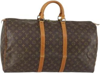 Louis Vuitton Pre-owned Weekend Bags, female, Brown, Size: ONE SIZE Pre-owned Weekend Bag