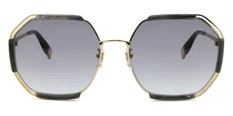 Furla SFU785 0300 Mens Sunglasses Gold Size 61