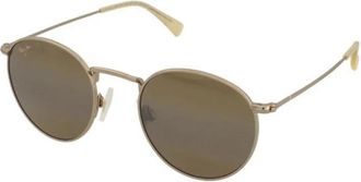 Maui Jim Pukaua H667-16A - Heren - Zonnebrillen - Geel - 50 MM - Accessoires