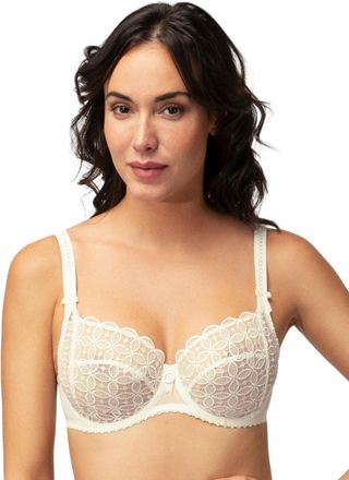 Empreinte Womens 07212 Romy Full Cup Bra - Ivory - Size 46G