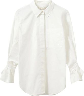 Sofie Schnoor Corasw Shirt - Dames - Overhemden - Wit - M - Polyester - Overhemden