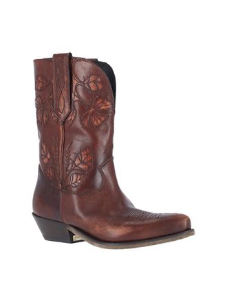 Golden Goose Womens Boots Brown Cow Leather