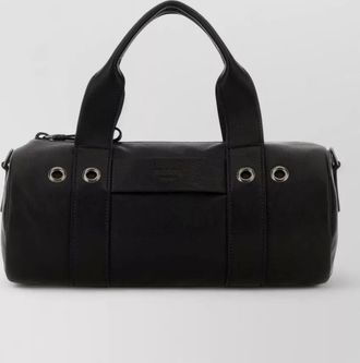 Prada route leather cylindrical shoulder bag handbag