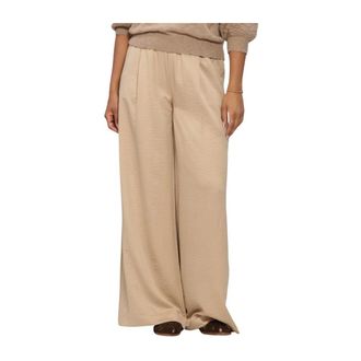 Ruby Tuesday Dames Broeken Caulin - Dames - Wijde Broeken - Beige - XS - Broeken