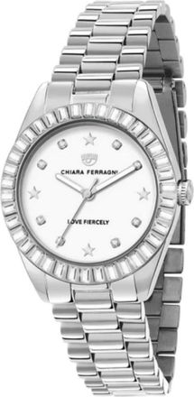 Chiara Ferragni Roestvrijstalen Dameshorloge - Dames - Horloges - Grijs - ONE Size - Accessoires