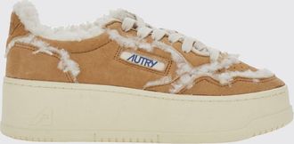 Autry Sneakers Medalist Platform Low in pelle scamosciata e shearling
