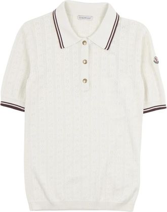 Moncler Polo Shirts - Dames - Polos - Wit - XS - Tops