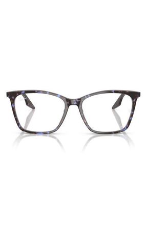Ray-Ban 52mm Cat Eye Optical Glasses in Blue Havana at Nordstrom