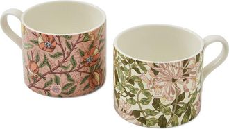 Spode Morris & Co Fruit & Honeysuckle Mugs (Set Of 2)