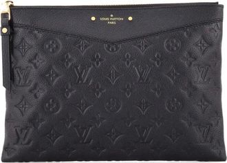 Louis Vuitton Daily Monogram Empreinte Leather pouch - Nero