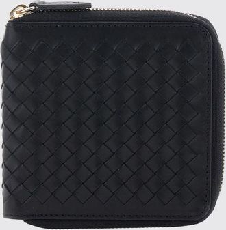 Dragon Diffusion Portafoglio bifold in pelle intrecciata con chiusura zip around