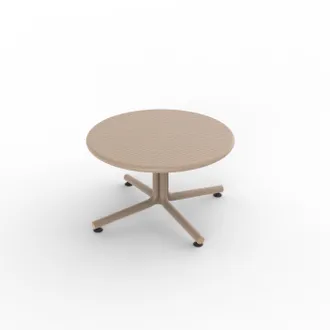 Resol Mesa De Centro &Oslash;70 Bini Resol Pl&aacute;stico Beige