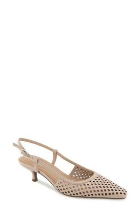Kenneth Cole Reaction Maggie Perforated Slingback Pump in Smoke Grey at Nordstrom Rack, Size 9.5