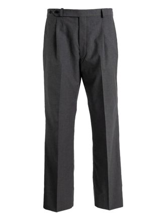 Prada Pantaloni sartoriali con pieghe - Grigio