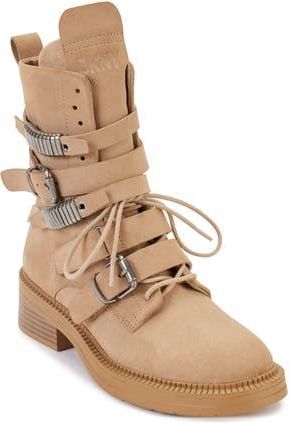 DKNY Ita Combat Boot in Taupe at Nordstrom Rack, Size 6.5